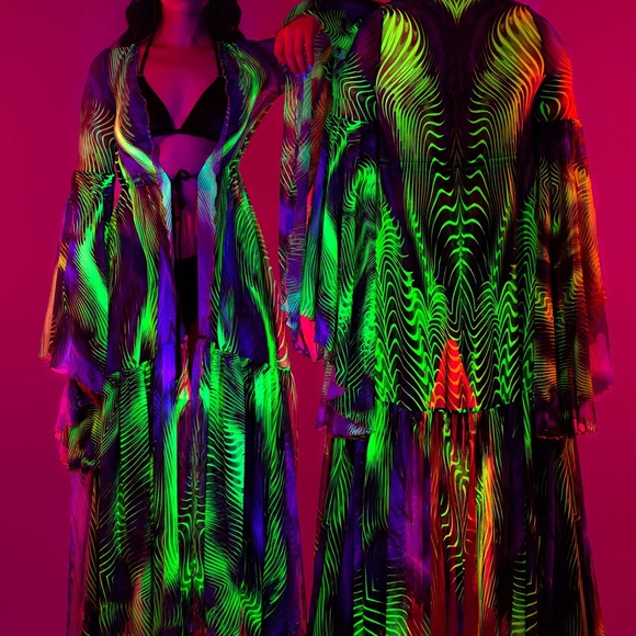 Badinka Other - BADINKA Under The Radar Mesh Duster Size M